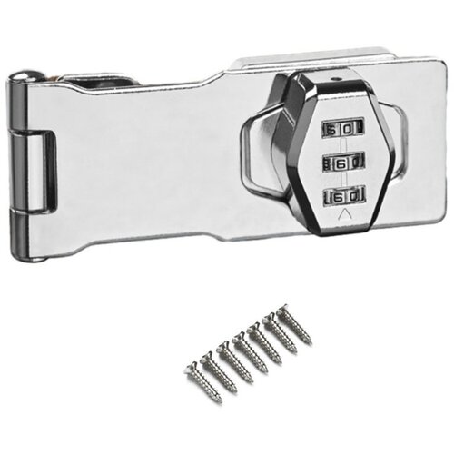 INF 4-inch kombinacijska zaponka za predal, cinkova zlitina, brez ključa Silver, (5000240655) Cene
