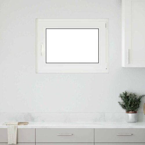 vidaXL kletno okno "risor" 80x70 cm vrtljivo-nagibno din desno belo Cene