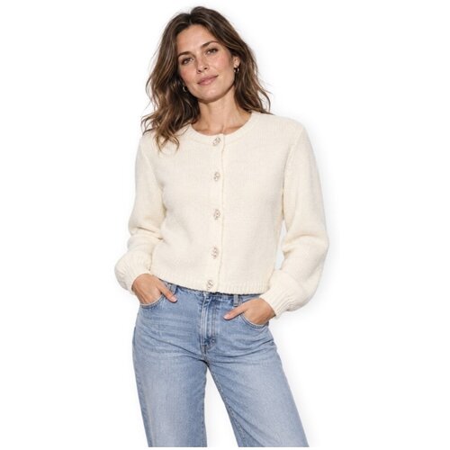 Only Telovniki &amp;amp; Jope Amber Cardigan - Whitecap Gray/Mel/Barok Bež Slike