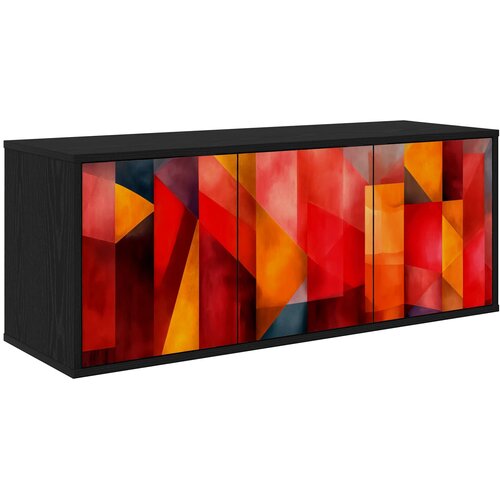  ormar za montažu na zid HEESCH 102 x 33 x 40 cm Crni hrast Cene