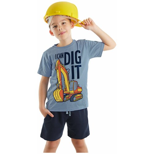 Mushi Boys' Scoop At Work T-shirt Shorts Set Slike