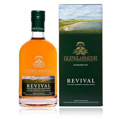 GlenGlassaugh Flagship Revival Single Malt Whisky 46% 0.7l viski Slike