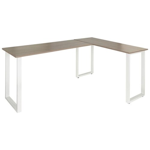 MID.YOU Kotna Pisalna Miza Workspace Basic I, Siva, Bela Slike