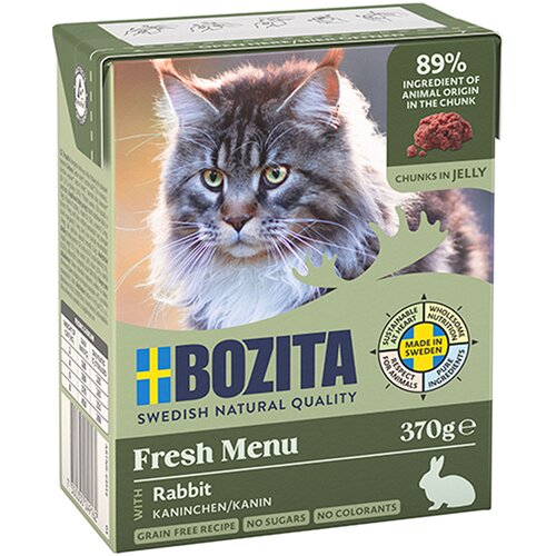  Varčno pakiranje Bozita Tetra ko&scaron;čki v želeju ali v omaki 24 x 370 g - Žele: zajec Cijene