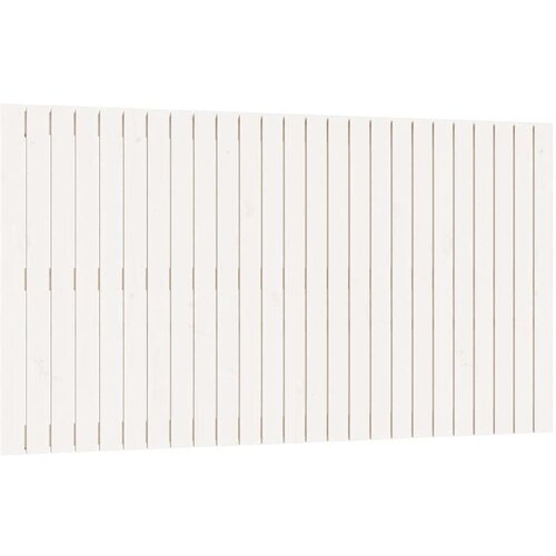  Zidno uzglavlje bijelo 159 5x3x90 cm od masivne borovine Slike