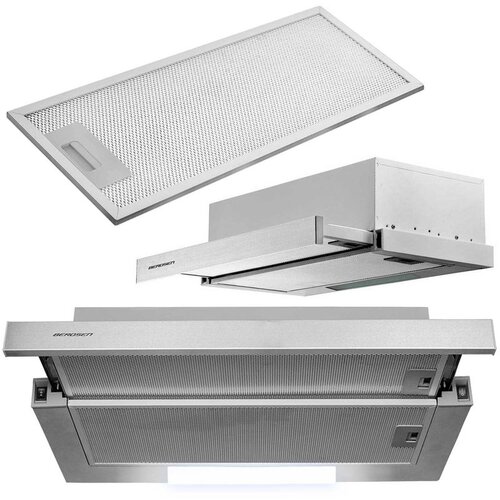  Teleskopska kuhinjska napa Berdsen BE-60-LW 60 cm INOX Cijene
