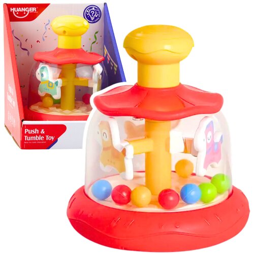  Interaktivni vrtuljak s lopticama za igru - crveno/žuti Cijene