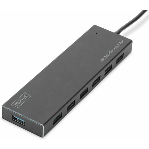 Digitus USB 3.0 Hub 7-Port incl. 5V/3,5A Pwr.Sup.DA-70241-1 Slike