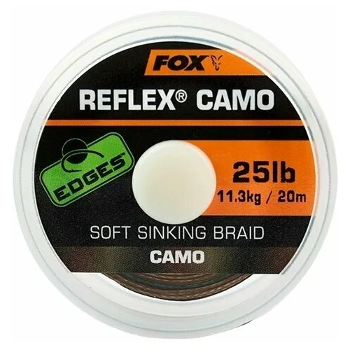 Fox Fishing Edges Reflex Camo Soft Sinking Braid Reflex Camo 25 lbs-11,3 kg 20 m