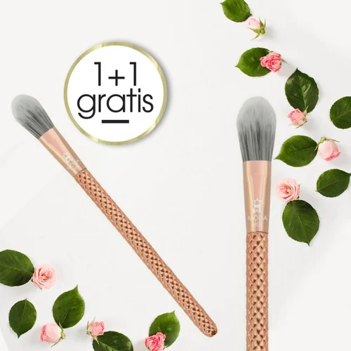 MŌDA® Metallics Pljosnata četkica za tečni puder 1+1 GRATIS