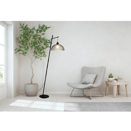 Eglo Pompeya lučna podna lampa E27, 191 cm, crna, 43307 Slike