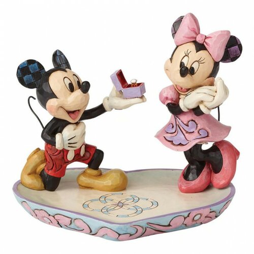 Jim Shore Mickey and Minnie Magical Moment Figure Slike