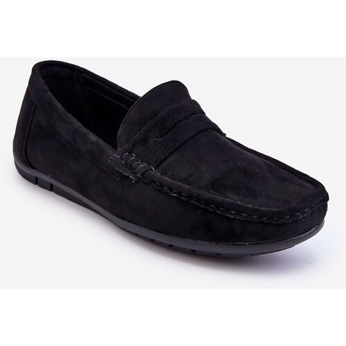 Boto marka niezdefiniowana Men's Suede Loafers Black Wesley Cijene