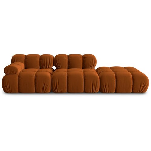 Micadoni Home oranžna žametna sedežna garnitura 282 cm bellis – Cene