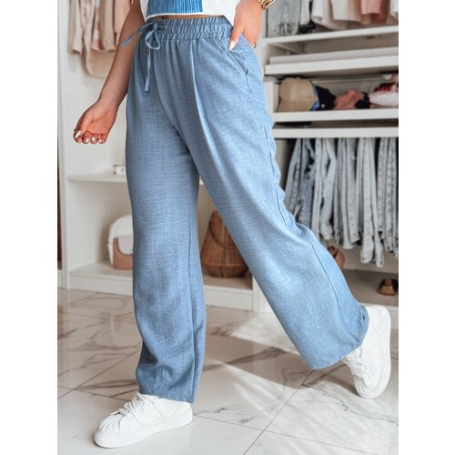 DStreet Spodnie damskie wide leg MILLIVIO niebieskie Cijene