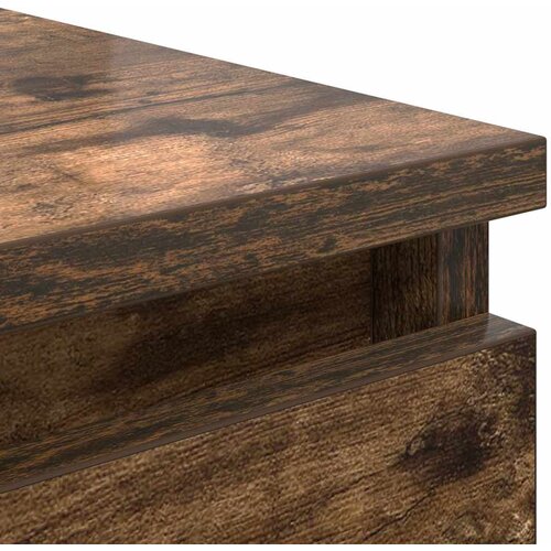  Komoda boja dimljenog hrasta 37,5x35x76 cm konstruirano drvo Slike