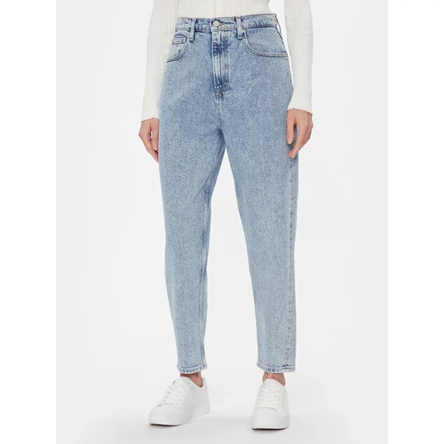 Tommy Jeans Jeans hlače DW0DW17703 Modra Tapered Fit