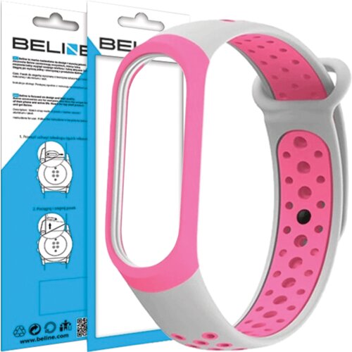 Beline TRAK ZA MI BAND 3/4 ETUI BAND ROZA-SIVO ROZA-SIVO, (21979920) Slike