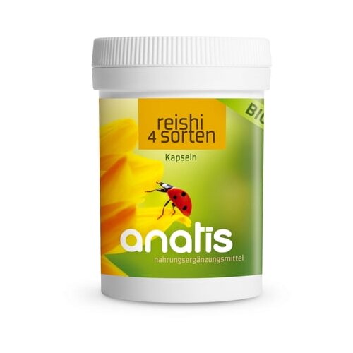 anatis Naturprodukte reishi 4-vrste gob BIO - kapsule - 90 kaps. Cene