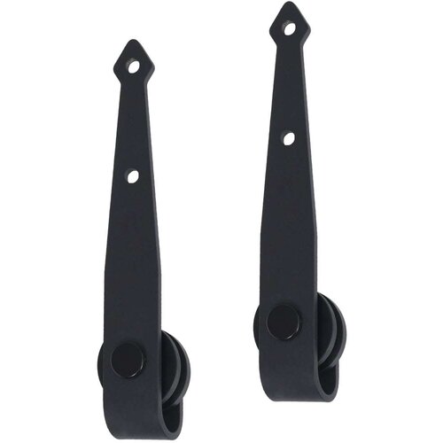 VidaXL Mini pribor za klizna vrata staje od ugljičnog čelika 152 cm Slike
