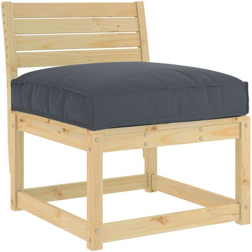  Jastuk Antracit 80 x 80 x 12 cm Oxford tkanina Slike