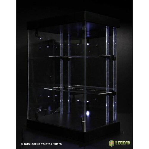 Legend Studio figura Master Light House Acrylic Display Case with Lighting for Mini Figures (black) Slike