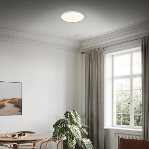 BRILONER 3703-014-LED stropno svetlo runa LED/24W/230V 3000K prečnik 38 cm srebrna Slike