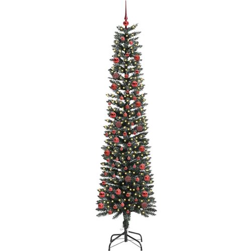 VidaXL Umjetno božićno drvce s stalakom Zelena 58 x 58 x 210 cm Slike