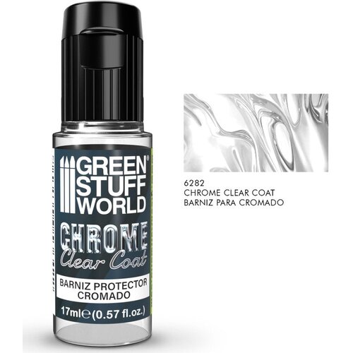 Green Stuff World Chrome Clear Coat 17ml | Za&amp;scaron;titni lak za hrom boje Slike