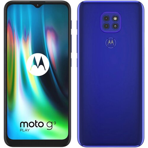 Ecofone Obnovljeno - znaki rabe - Moto G9 Play 4G modra 64 GB 4 GB ram, (5000129262) Slike