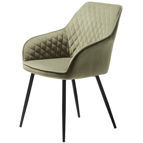 Unique Furniture Kaki zelen žameten jedilni stol Milton – Cene
