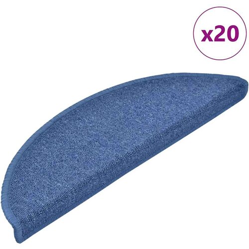 vidaXL Otirači za stepenice 20 kom plavi 56x17x3 cm Cijene