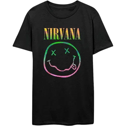 Nirvana Košulja Sorbet Ray Smiley Unisex Black XL