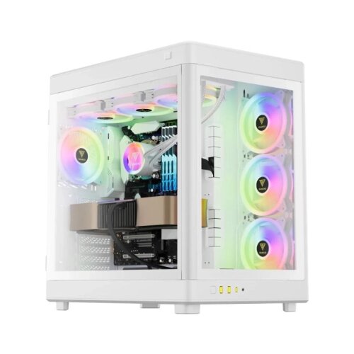 LC-Power Kuci&amp;scaron;te Gamdias Neso P1 WW Full Tower/E-ATX/ATX/Micro-ATX/Mini-ITX/bez napajanja/kaljeno staklo/bela Slike