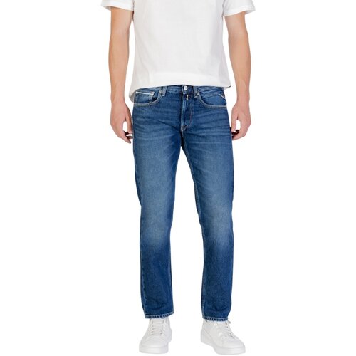 Replay Jeans straight MA972.000.886 0C1 Modra Slike