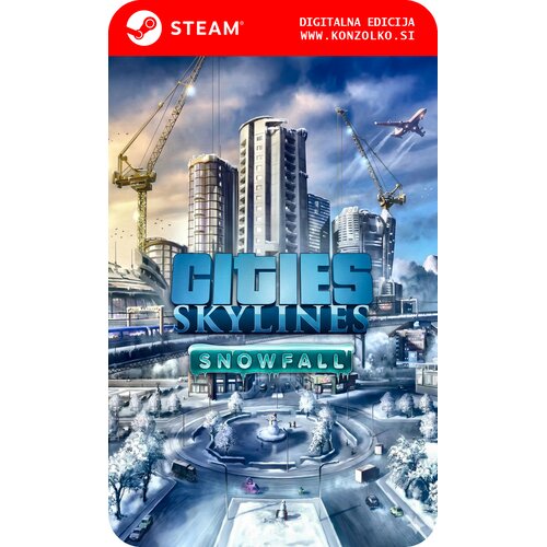  Cities Skylines Snowfall dodatek za igro - Steam koda brez škatlice (WINDOWS PC) Cene