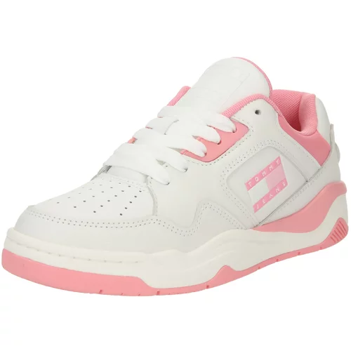Tommy Jeans Niske tenisice 'Basket' roza / bijela
