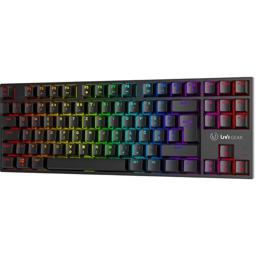 Uvi Greed Mini V2 TKL žična mehanska RGB tipkovnica z rjavimi stikali in UKslovensko postavitvijo Cene