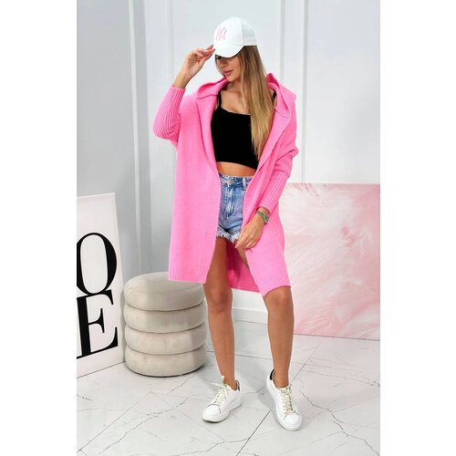 Kesi Sweater with bat wool light pink Cene