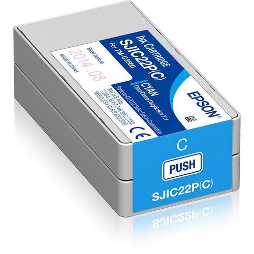 Epson SJIC22P(C): Ink cartridge for ColorWorks C3500 (Cyan) Slike