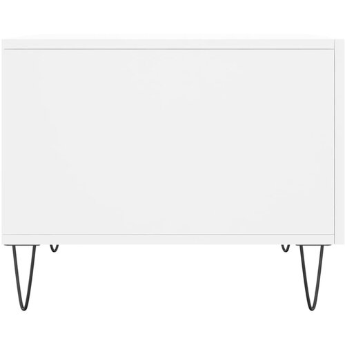  Stolić za kavu bijeli 50 x 50 x 40 cm od konstruiranog drva Slike