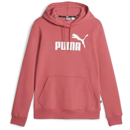 Puma Sportska sweater majica 'Essentials' hrđavo crvena / bijela