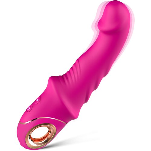 SuperLove Seductive G-Spot Stimulating Vibrator Pink Cene