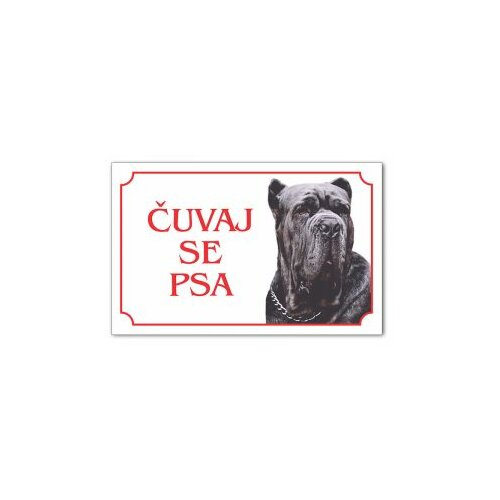Iguana tabla čuvaj se psa - napuljski mastif Cene