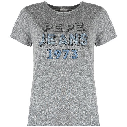 Pepe Jeans Majice s kratkimi rokavi - Siva Cene