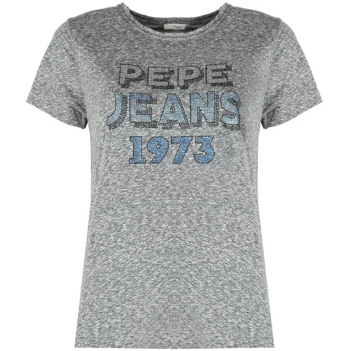 Pepe Jeans Majice s kratkimi rokavi - Siva