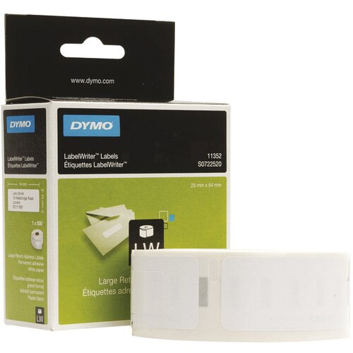  ETIKETE U ROLI- 54X 25MM DYMO 11352 BIJELE BLISTER Cene