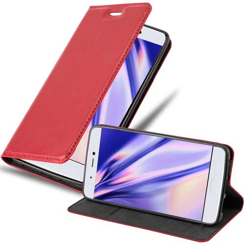 Cadorabo Ohi&scaron;je, združljivo z Xiaomi Mi 5s v rdeče jabolko - Za&scaron;čitni ovitek z magnetnim zapiranjem, stoječo funkcijo in režo za kartice, (20550342) Cene