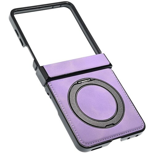  Maska za Samsung Galaxy Z Flip 8 Hanman MagSafe Stand, Ljubičasta Slike