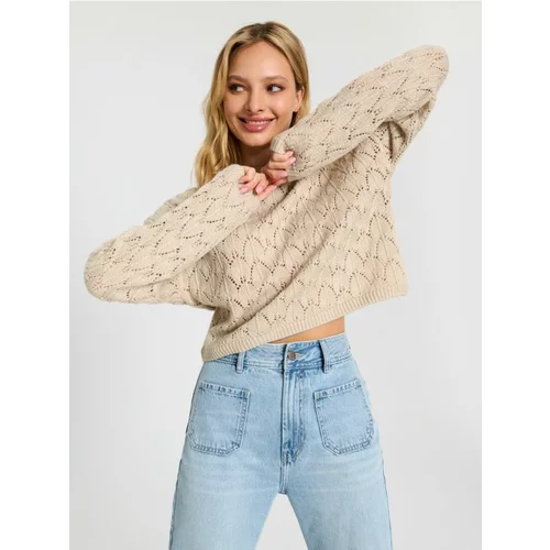Sinsay ženski džemper od mekanog žerseja 618AL-08M